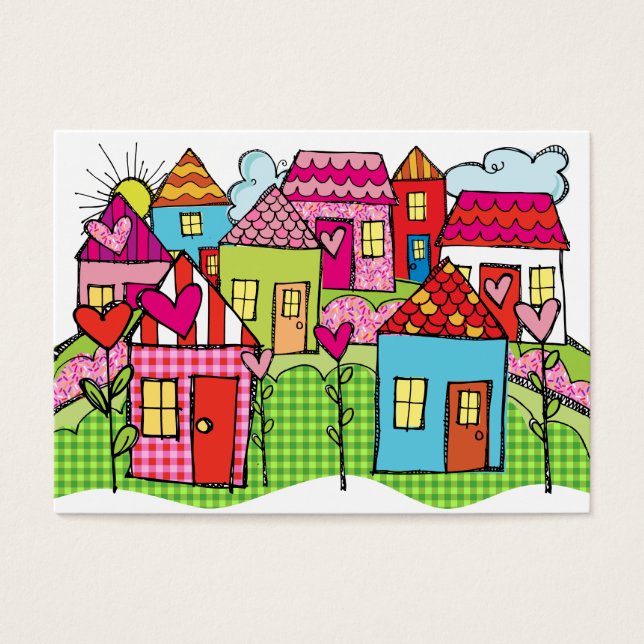 Cartes De Visite De ma maison - Happy Neighbority - SRF (Devant)