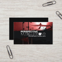 Cartes de visite de magasin/batteur de musique