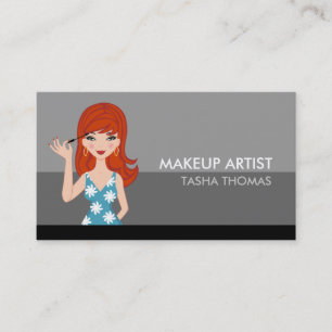 Cartes de visite de maquillage