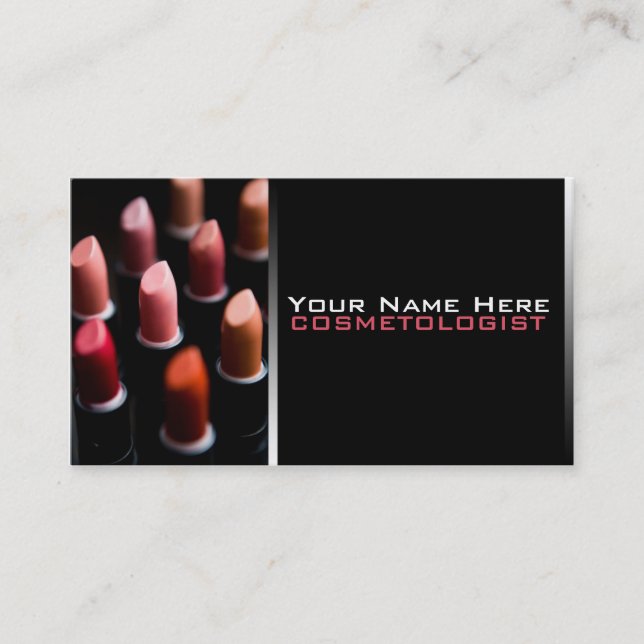 Cartes de visite de maquillage (Devant)