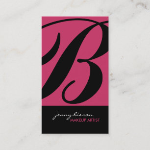 Cartes de visite de maquillage