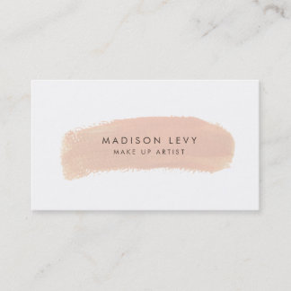 Cartes de visite de maquillage d'artiste Fondation