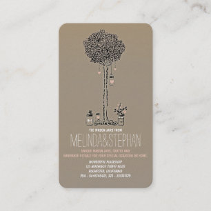 Cartes de visite de Mason Jars