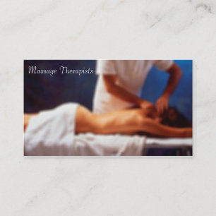 Cartes de visite de massage