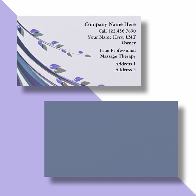 Cartes de visite de massage (Créateur téléchargé)