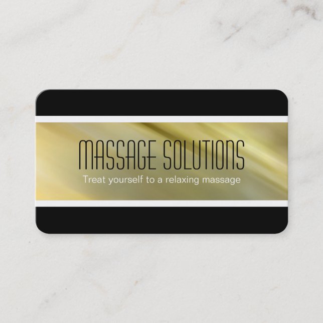 Cartes de visite de massage (Devant)