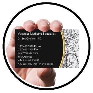 Cartes de visite de médecine vasculaire