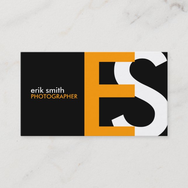 Cartes de visite de monogramme (Devant)