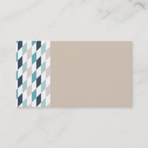 Cartes de visite de Motif multidiamants