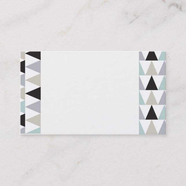 Cartes de visite de Motif multidiamants (Devant)