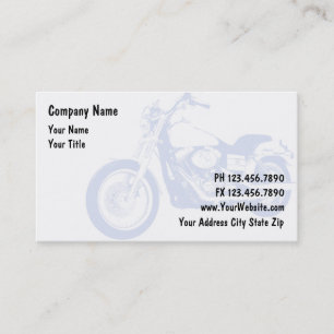 Cartes de visite de moto