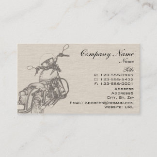 Cartes de visite de moto