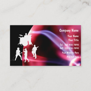Cartes De Visite Groupe Musique Zazzle Fr