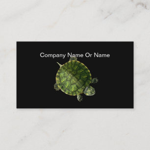 Cartes de visite de nature de tortue
