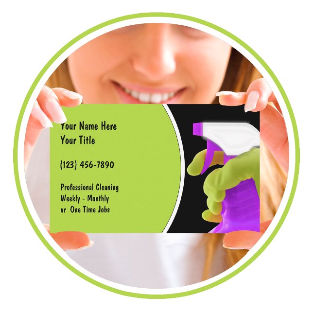 Cartes de visite de nettoyage (Créateur téléchargé)