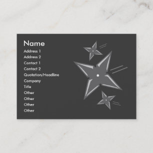 Cartes de visite de Ninja