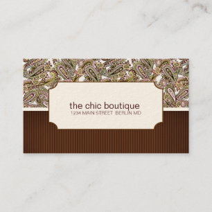 Cartes de visite de Paisley