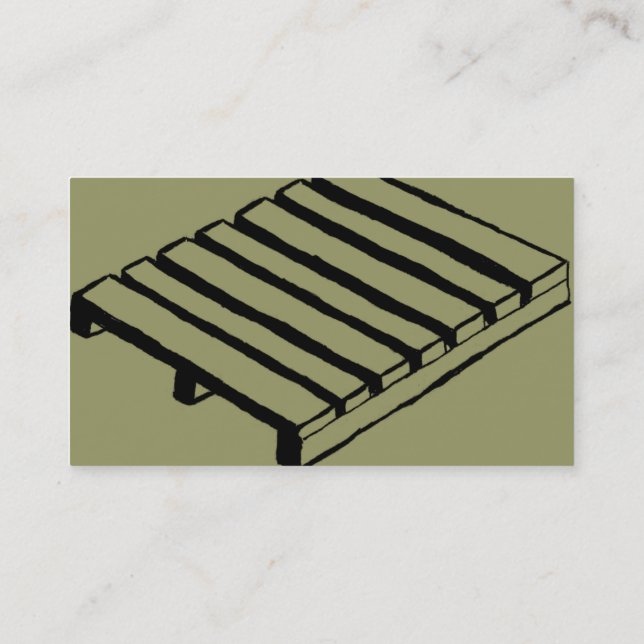 Cartes de visite de palette (Dos)