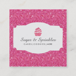 Cartes de visite de parties scintillantes de