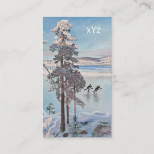 Cartes de visite de patins Gallen-Kallela