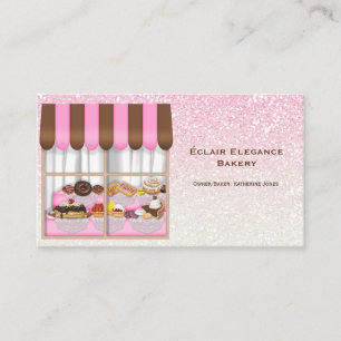 Cartes de visite de pâtisserie
