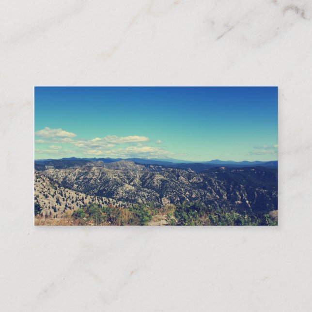 Cartes de visite de paysage du parc national Olymp (Devant)