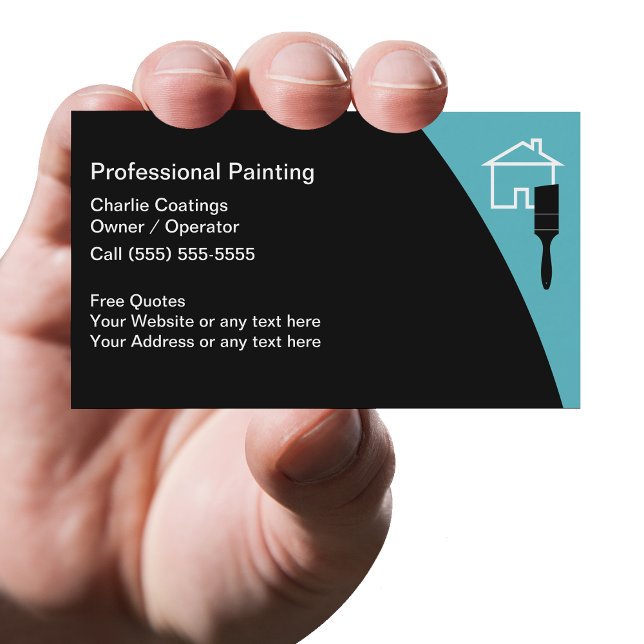 Cartes de visite de peintre (Créateur téléchargé)