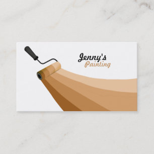 Cartes de visite de peinture