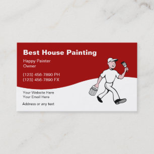 Cartes de visite de peinture de Chambre