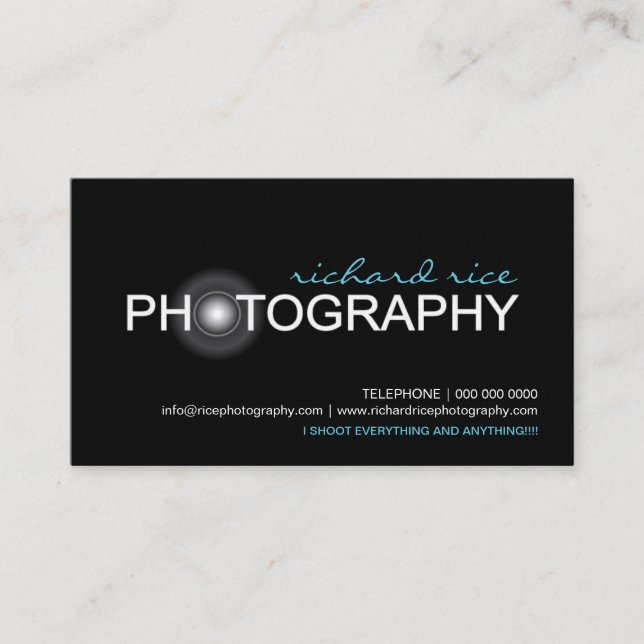 Cartes de visite de photographe (Devant)