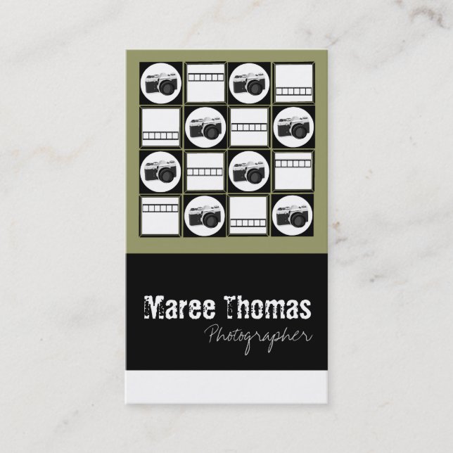 Cartes de visite de photographe (Devant)
