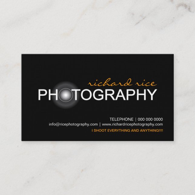 Cartes de visite de photographe (Devant)