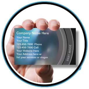 Cartes de visite de photographe