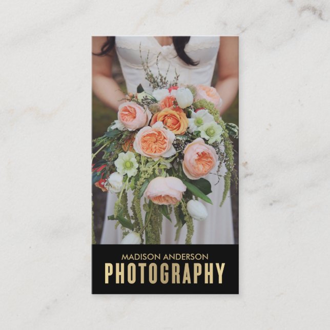 Cartes de visite de photographie du gradient | (Devant)