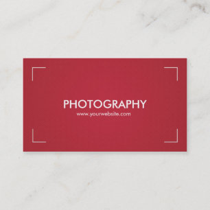 Cartes de visite de photographie en rouge et blanc