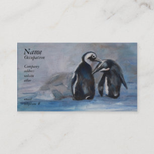 Cartes de visite de pingouin