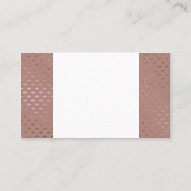 Cartes de visite de Pink Foil (Devant)