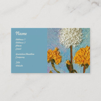 Cartes de visite de pissenlits