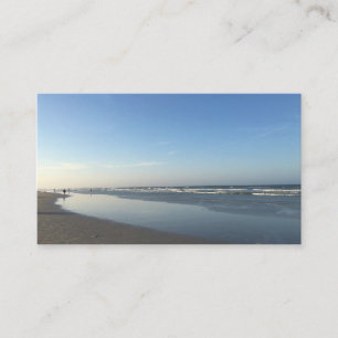 Cartes de visite de plage