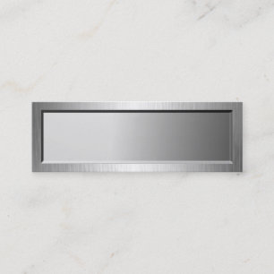 Cartes de visite de plaque signalétique de regard