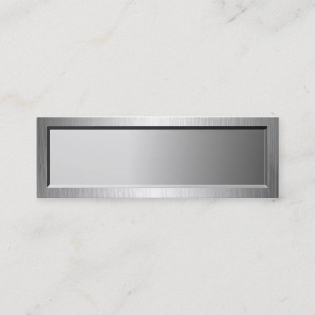 Cartes de visite de plaque signalétique de regard (Devant)