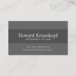 Cartes de visite de procureur personnalisables