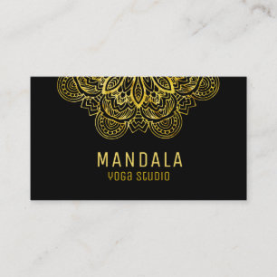 Cartes de visite de professeur de yoga