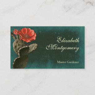 Cartes de visite de professionnel de fleur de
