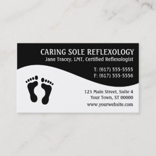 Cartes de visite de Reflexologist de