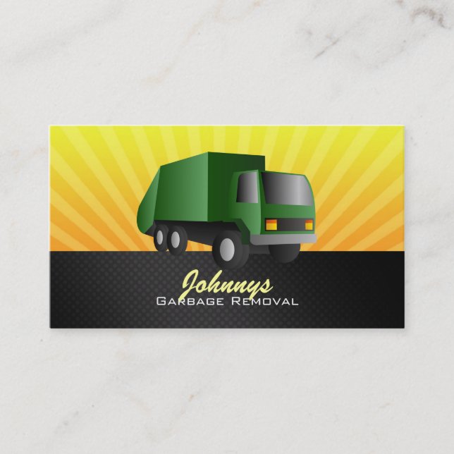Cartes de visite de Removale de déchets (Devant)