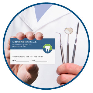 Cartes de visite de rendez-vous pour le bureau des