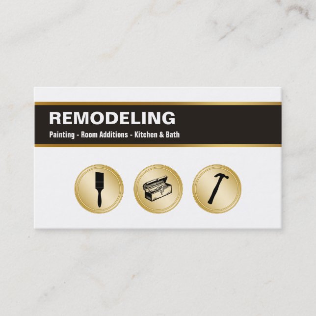 Cartes de visite de rénovation (Devant)