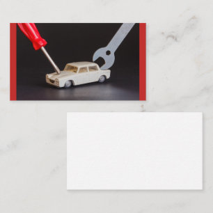 cartes de visite de réparation de machines