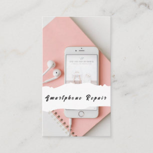 Cartes de visite de réparation de téléphone portab